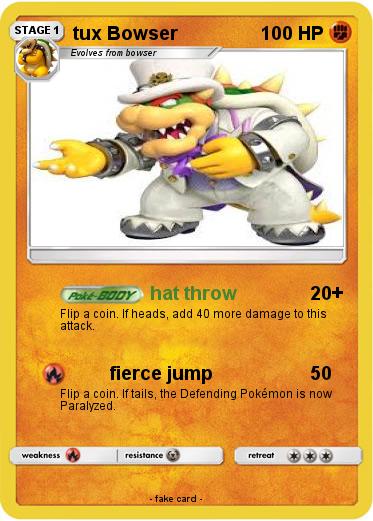 Pokemon tux Bowser