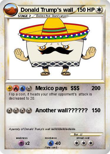 Pokemon Donald Trump's wall