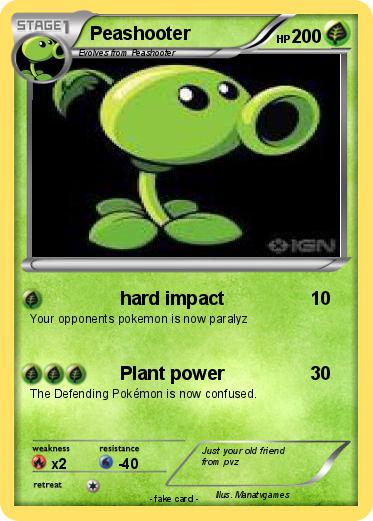 Pokemon Peashooter
