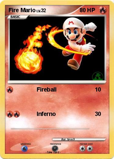 Pokemon Fire Mario