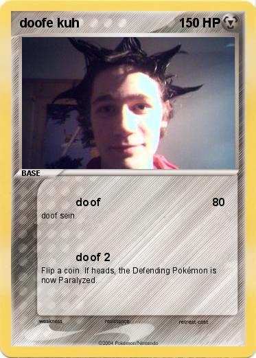 Pokemon doofe kuh