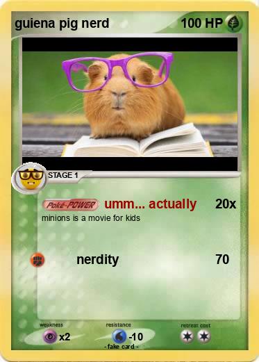 Pokemon guiena pig nerd