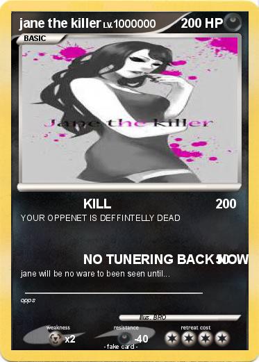 Pokemon jane the killer