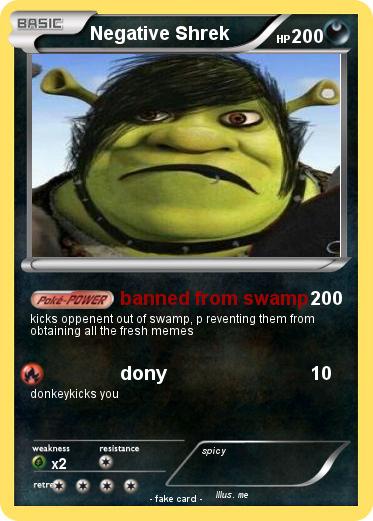 Pokemon Negative Shrek