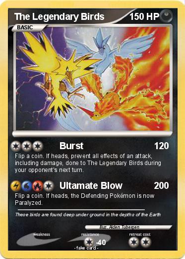 Pokemon The Legendary Birds