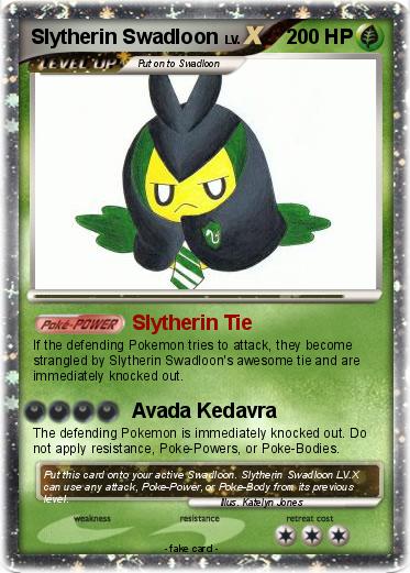 Pokemon Slytherin Swadloon