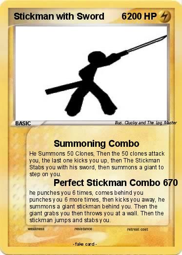 Pokemon Stickman with Sword       6