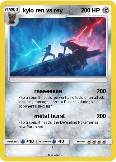 Pokemon kylo ren vs rey
