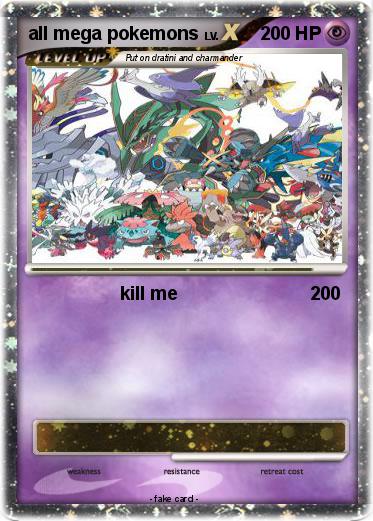 Pokemon all mega pokemons