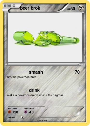 Pokemon beer brok