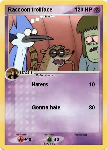Pokemon Raccoon trollface