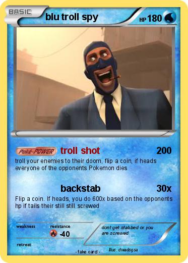 Pokemon blu troll spy