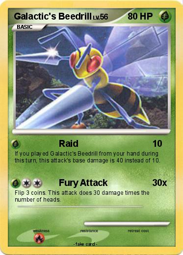 Pokemon Galactic's Beedrill