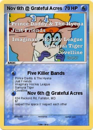 Pokemon Nov 6th @ Grateful Acres