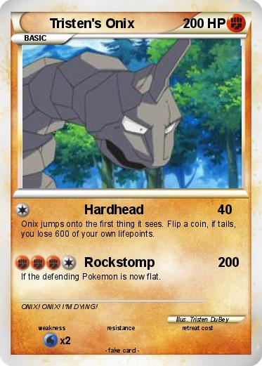 Pokemon Tristen's Onix