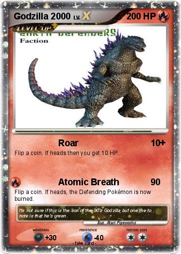 Pokemon Godzilla 2000