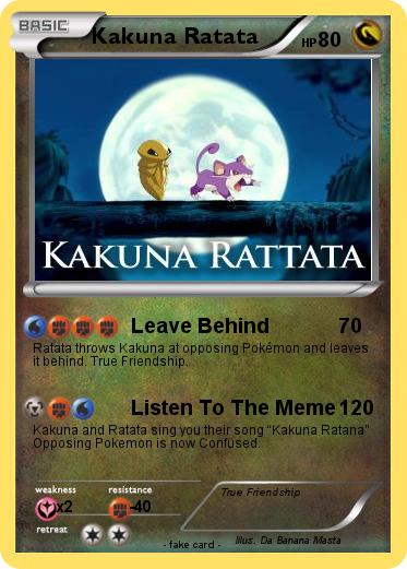 Pokemon Kakuna Ratata