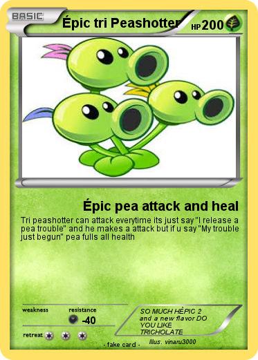 Pokemon Épic tri Peashotter