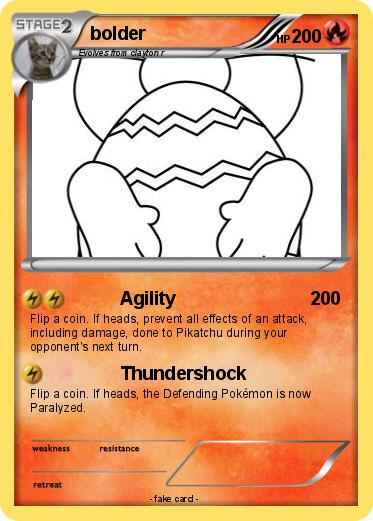 Pokemon bolder