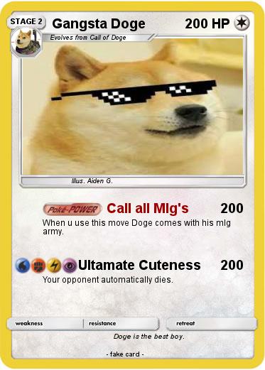 Pokemon Gangsta Doge