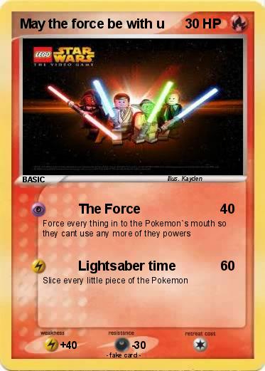Pokemon May the force be with u