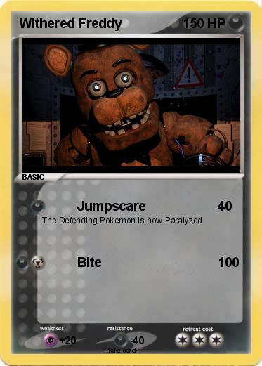 Pokemon Withered Freddy