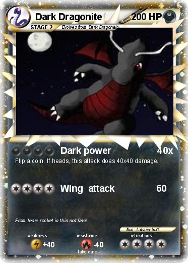 Pokemon Dark Dragonite