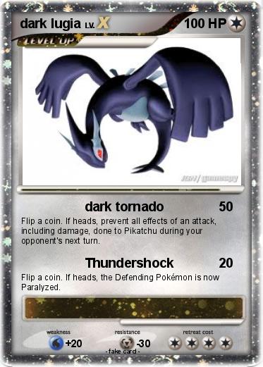 Pokemon dark lugia