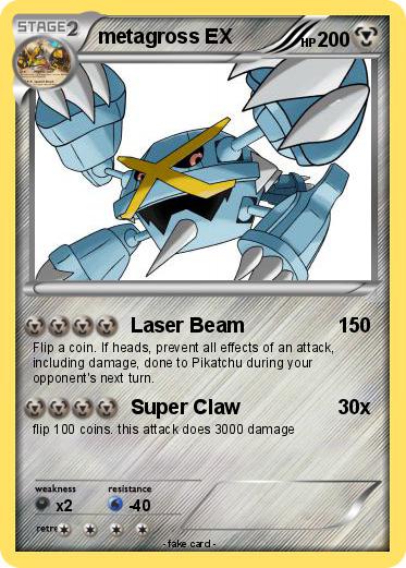 Pokemon metagross EX