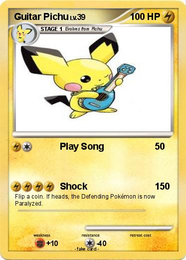 Pokemon Guitar Pichu