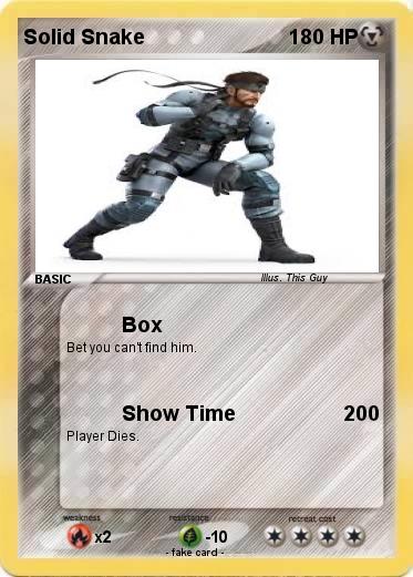 Pokemon Solid Snake