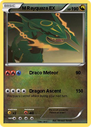 Pokemon M Rayquaza EX