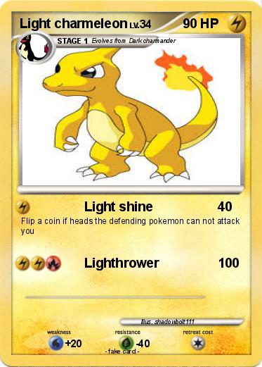 Pokemon Light charmeleon