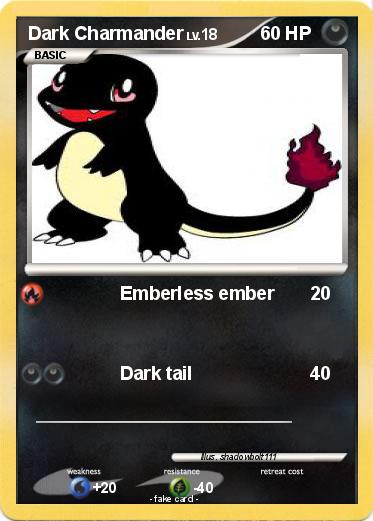 Pokemon Dark Charmander