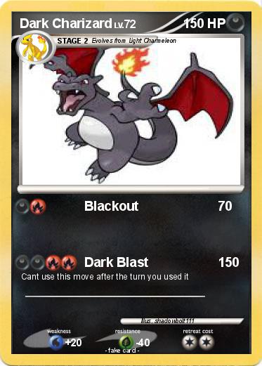 Pokemon Dark Charizard