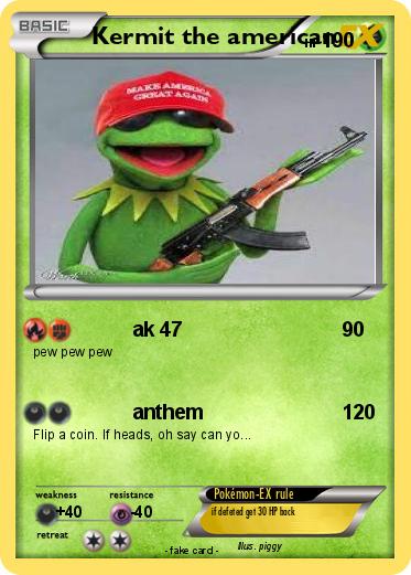 Pokemon Kermit the american