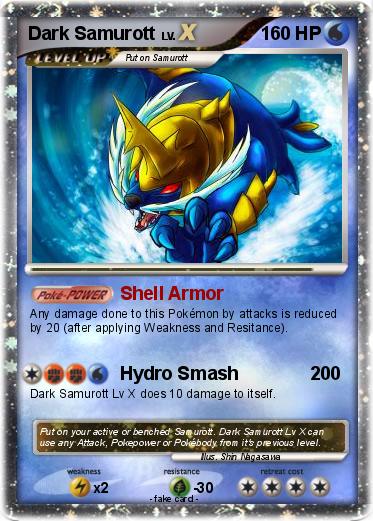 Pokemon Dark Samurott