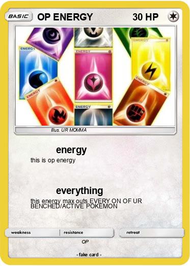 Pokemon OP ENERGY