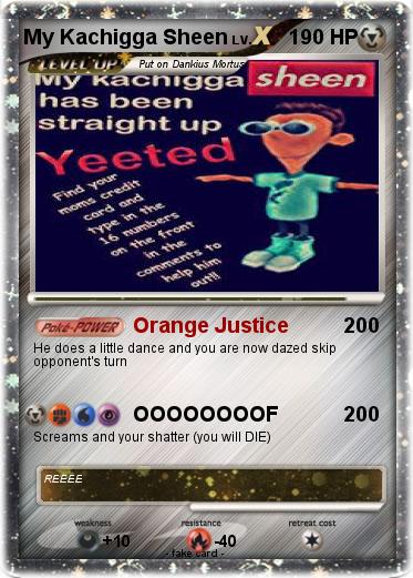 Pokemon My Kachigga Sheen