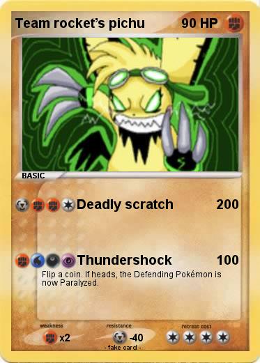 Pokemon Team rocket’s pichu
