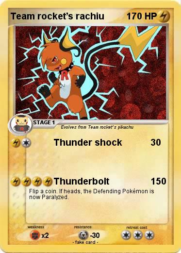 Pokemon Team rocket’s rachiu