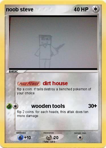 Pokemon noob steve