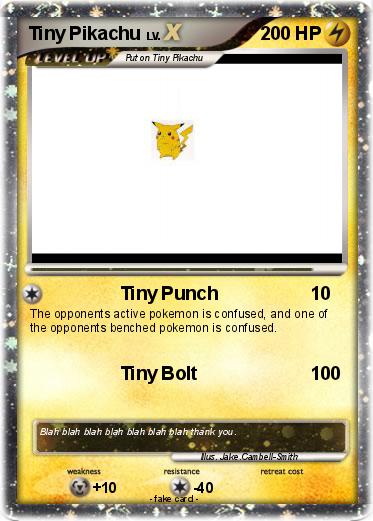 Pokemon Tiny Pikachu