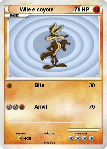 Pokemon Wile e coyote