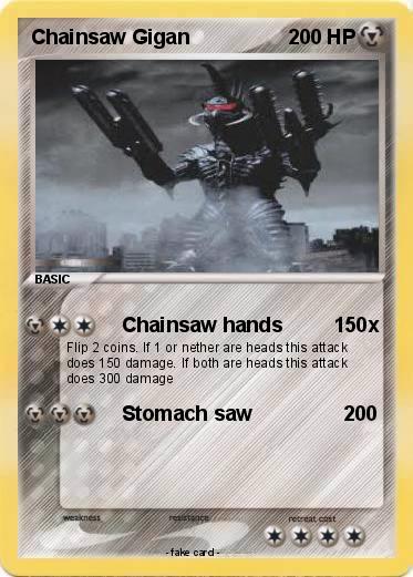 Pokemon Chainsaw Gigan