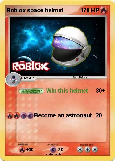 Pokemon Roblox space helmet