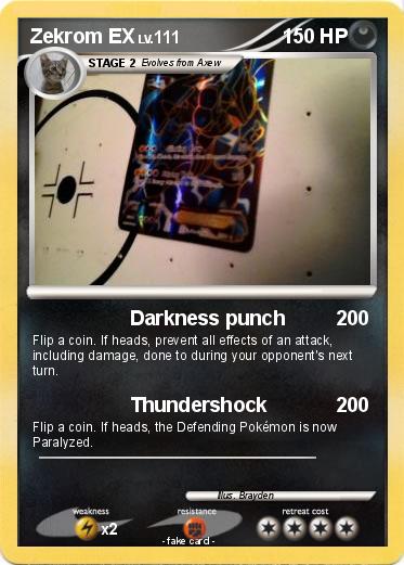 Pokemon Zekrom EX