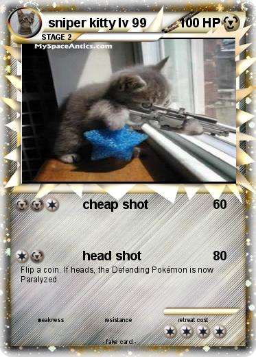 Pokemon sniper kitty lv 99