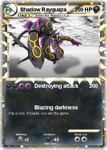 Pokemon Shadow Rayquaza