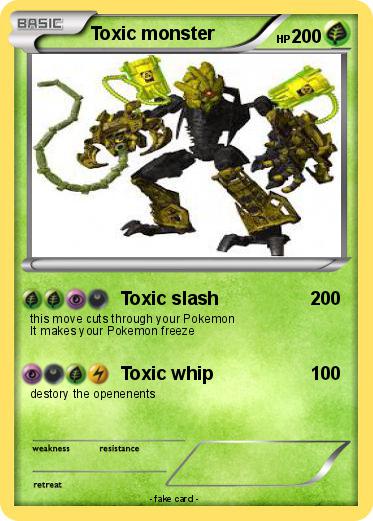 Pokemon Toxic monster